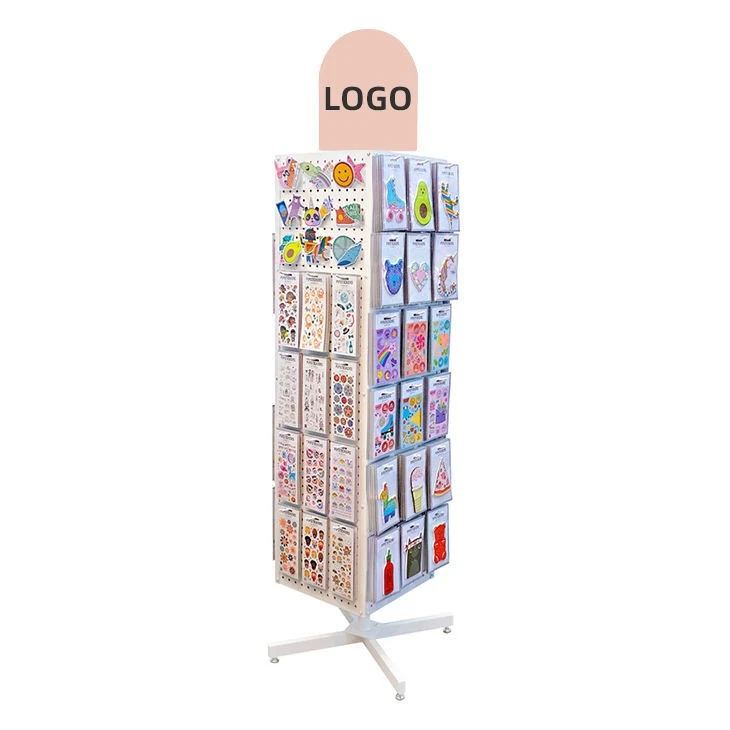 Magnet Display Stand Metal Floor Spinner Pegboard Merchandise Racks high quality